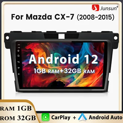 Carplay Radio For Mazda Cx-7 Android Stereo GPS 9 NAVI Android 1+32G SWC BT WIFI • $139.99