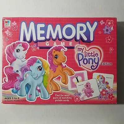 COMPLETE My Little Pony Memory Game Hasbro 2003 72 Picture Card Game • $17.99