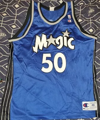 NWOT Champion Orlando Magic Cory Maggette Rookie NBA Jersey XL #50 Outlaw 1999 • $105