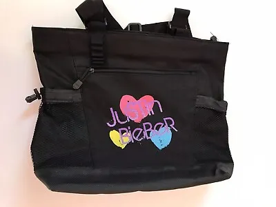 £4.99 • Buy **justin Bieber Black Hearts Bag Live Nation Merchandise**