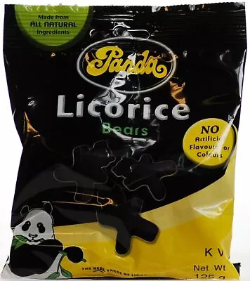 Panda Bear Shaped Licorice 125g-3 Pack • £9.80