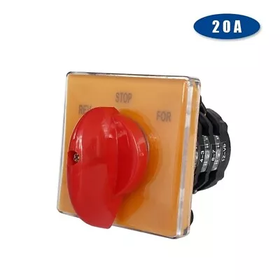 Rotary Changeover Main Switches Forward-Reverse Selector Cam 3 Position 3 Phases • $23.21