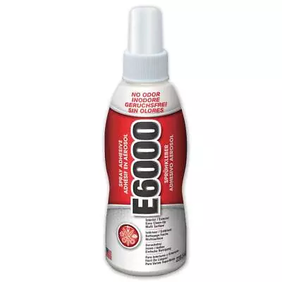 E6000 Spray Glue Adhesive  Clear Strong Flexible Water Resistant Photo Safe • £9.98