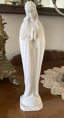 Goebel Virgin Mary Madonna White Bisque Porcelain Figurine Germany HM 58/I • $20