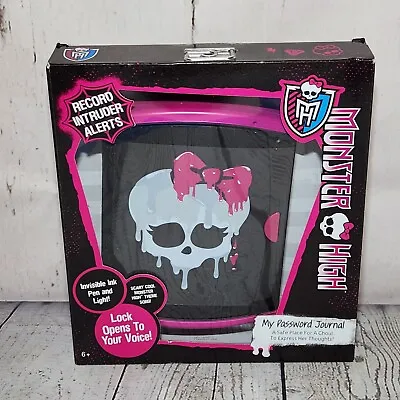 NEW Monster High My Password Journal Voice Activated Invisible Ink 2014 Mattel • $59.99