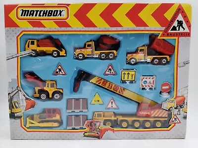 Matchbox Construction Gift Set With 6 Vehicles Grove Crane Convoy Rare CS 75 NIB • $99.99