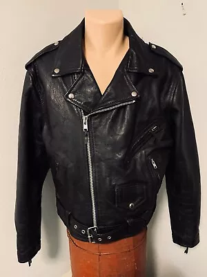 $135 • Buy Rebel Rider Motorcycle/Brando/Punk Rock Jacket M Xl Made In The USA