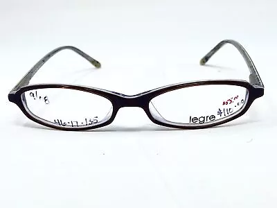 New LEGRE LE-103 Brown Oval Handmade Womens Eyeglasses Frame 46-17-135 • $44