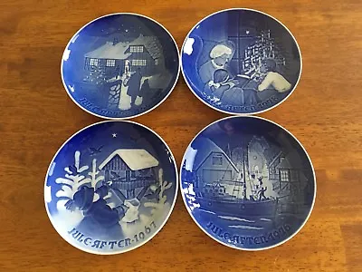 B&G Copenhagen Christmas Porcelain Plates 1967 1973 1976 1978 • $24.99