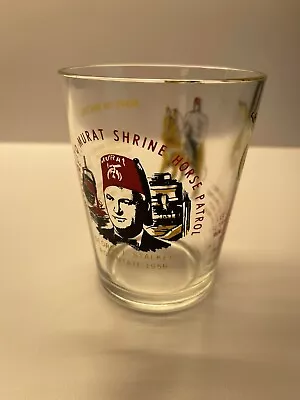 Vintage Masonic Murat Shrine Horse Patrol 1959 Double Old Fashioned Glass • $19.99