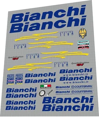 Marco Pantani 20th Anniversary Bianchi Specialissima CV Decal Set • $50