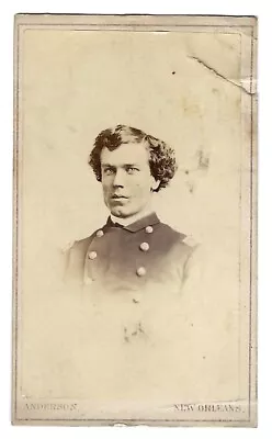 Civil War CDV Union Major/Lt Colonel Anderson New Orleans Photographer • $50