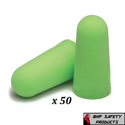 Earplugs 50 Pairs Moldex Pura Fit Foam Uncorded PVC Free NRR 33dB 6800 Ear Plugs • $12.75