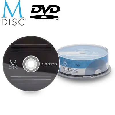 15 Pack Millenniata M-Disc DVD 4.7GB 4X HD 1000 Year Permanent Recordable Disc • $51.99