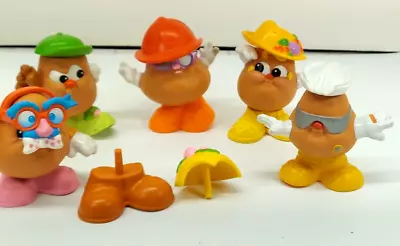 Vintage 1987 Mr Potato Head Spud Kids Lot Of 5 Hasbro McDonalds Happy Meal Toys • $8