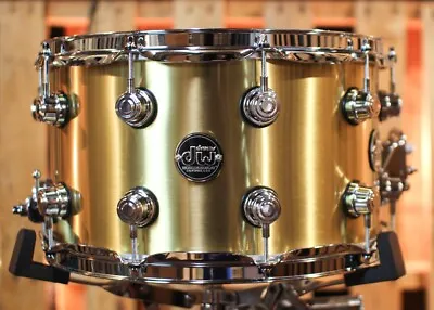 DW 8x14 Performance Brass Snare Drum - DRPM0814SSBP • $529