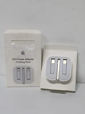 GENUINE APPLE 5W USB UK Power Adapter (Folding Pins) Iphone Apple Watch IPad Pro • £15