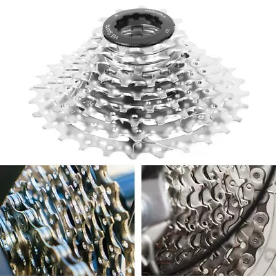 8/9/10 Speed Bike Freewheel Steel Bicycle Cassette 11-28T Sprocket Flywheel-.- • $33.89