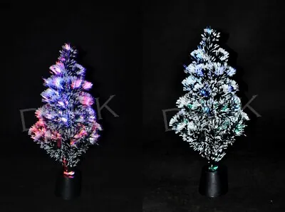 £9.99 • Buy Christmas Tree Green Fibre Optic Led Multicolor Changing Lights Battery Operated