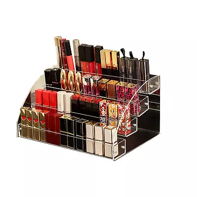 £10.99 • Buy 4 Layers Acrylic Cosmetic Lipstick Storage Display Stand Rack Holder Organizer