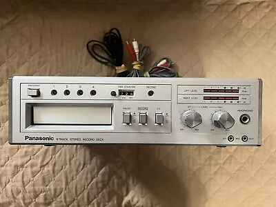 Vintage Panasonic RS-856 8-Track Stereo Record Deck  (Fully Functional) • $150