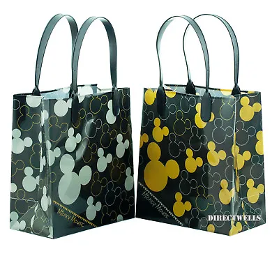 Disney Mickey Mouse Silver Gold Reusable Small Party Favor Goodie 6 Bags  • $12.99