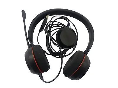 £16.99 • Buy Jabra Evolve 20 UC USB Stereo On Ear VoIP Headset For Skype Zoom