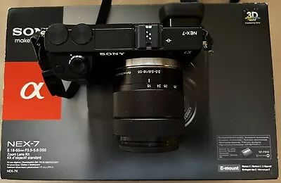 $1500 • Buy Sony Alpha NEX-7K 24.3MP Digital Camera - Black (Kit W/ E OSS 18-55mm Lens)