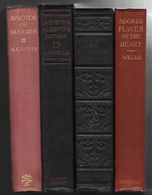 H. G. Wells Books Lot Of 4 Some 1st Editions • $11.95