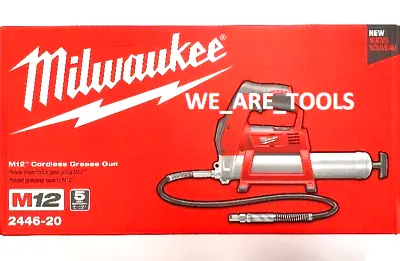 NEW IN BOX Milwaukee 2446-20 Grease Gun M12 12 Volt Cordless Tool Only 12V • $116.97