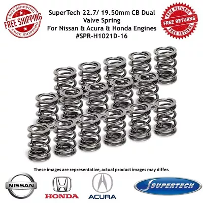 SuperTech 22.7/ 19.50mm CB Dual Valve Spring For Nissan & Acura & Honda Engines • $216.61