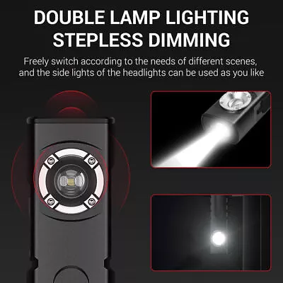 USB Rechargeable LED Work Light Magnetic Flashlight Torch Camping Lamp • $20.67