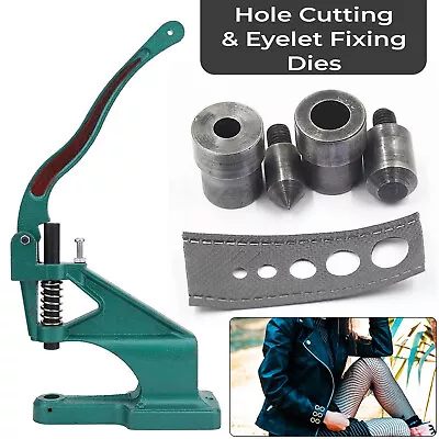 Eyelet Grommets Fixing Dies Leather Hole Punch Cutter Dies For Green Machine • £96.59