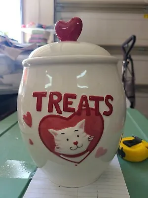 Kitty Cat Treats Cookie Jar • $15