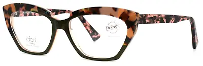 JEAN LAFONT Girl 4047 Olive Tortoise Womens Cat Eye Eyeglasses 55-16-138 E • $249.99