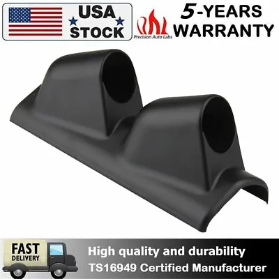 2''x52mm A-Pillar Meter Gauge Bracket Mount Holder Pod 2 Holes Black Plastic NEW • $13.59