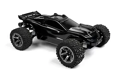 Custom Body Black For Traxxas 1/10 Rustler 4x4 Truck Shell Cover • $24.95