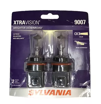 Sylvania HB5 9007  XtraVision Halogen Car Headlight Bulbs 65W • $16.50