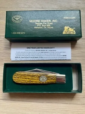 Moore Maker Boys Knife - NEW - Osage Orange - Made By Canal Street Cutlery • $75