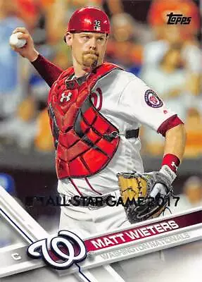 Matt Wieters 2017 Topps All-Star 694  Washington Nationals  Baseball Card • $1