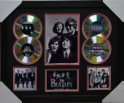 The Beatles Memorabilia Framed Signed Limited Edition 4cd. • $120