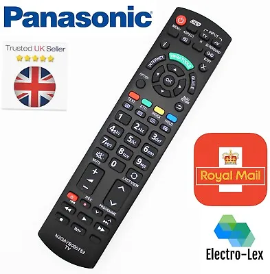 Panasonic N2QAYB000752 REPLACEMENT TV Remote Control **1UK SELLER** • £4.45