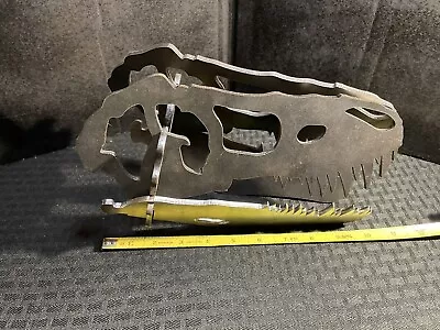 T-Rex Steel Dino Head Display • $12.99