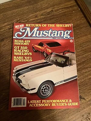 Back Issue Of Hot Rod Magazine -Mustang - No. 2 1981 • $7.50