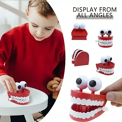 Wind- Up Toys Plastic Chattering Teeth Wind Up Toy Early Education Toy Teeth Toy • $16.86