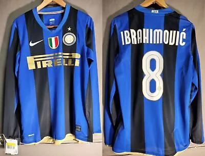 MINT Zlatan Ibrahimovic #8 INTER MILAN 2008/2009  Maglia Shirt Jersey  Pirelli • $380.66