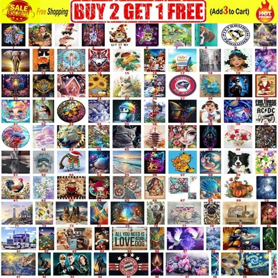 $9.60 • Buy 5D DIY Diamond Painting Embroidery Cross Craft Stitch Arts Kit Mural Home Decor