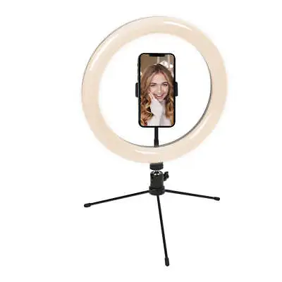 $19.95 • Buy NEW Cygnett V-Glamour 10 LED Ring Light With Tripod  And  Bluetooth Remote |