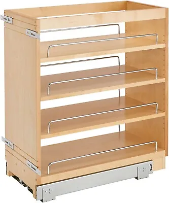 Rev-A-Shelf 448-BC-11C 11  Pullout Wood Kitchen Base Cabinet Organizer Maple • $299.99