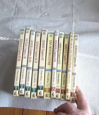 J. Vernon McGee Thru The Bible Commentary Series Lot Of 11 Books • $19.99
